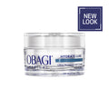 A jar of Obagi Medical Hydrate Luxe Ultra Moisture-rich Cream on a white background, featuring a dark blue 'NEW LOOK' badge in the top right corner.